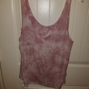 AMERICAN EAGLE Rose tie dye tank top soft and sexy line